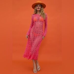 NWT Beach Riot Ariana Dress in Hot Coral